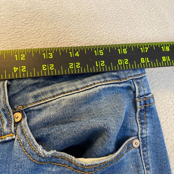 KanCan Womens Jeans 15/31 Distressed Medium Wash Cotton Blend Casual Style - Picture 10 of 16